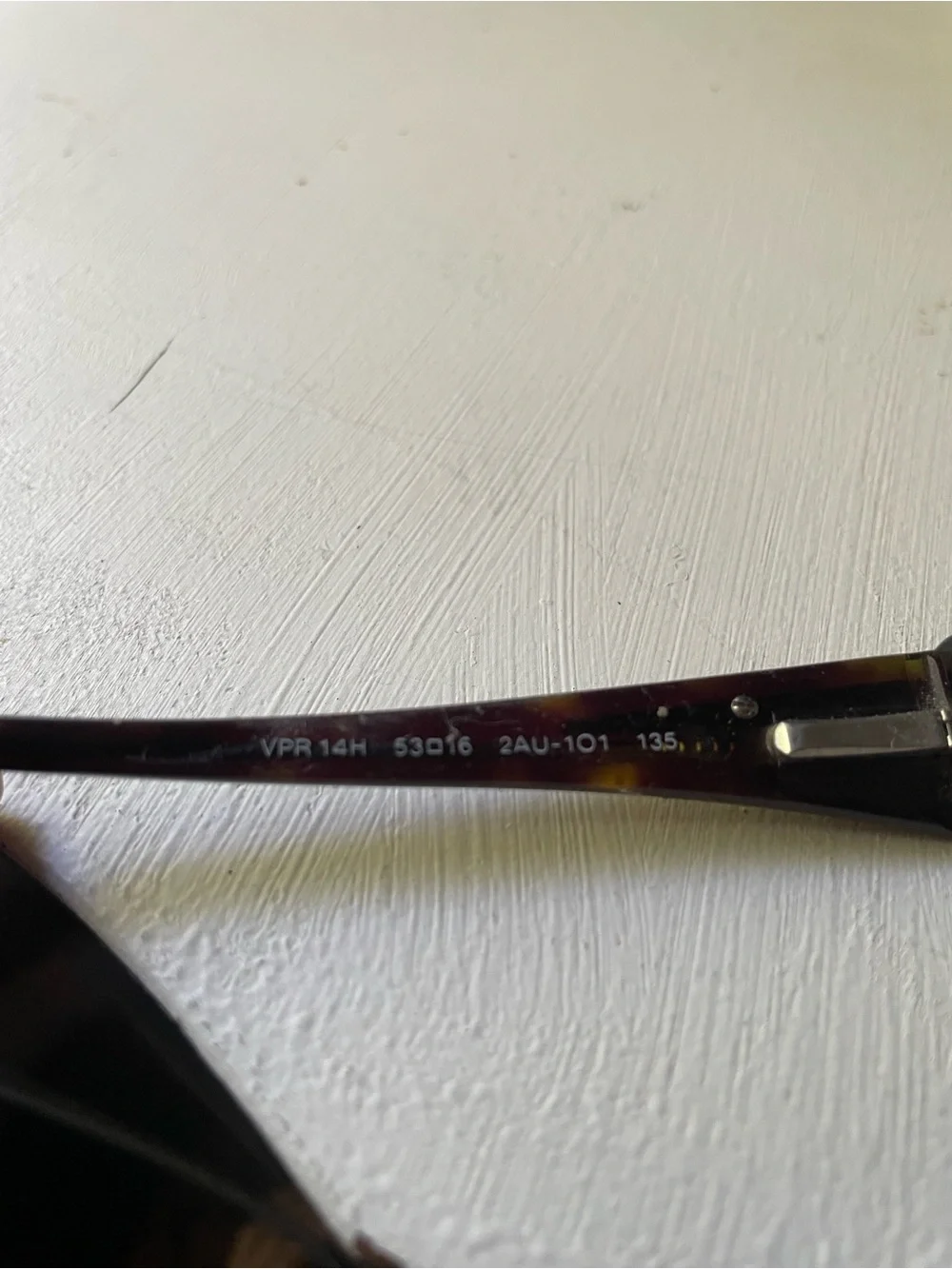 Prada Havana tortoiseshell glasses VPR 14H
